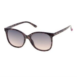 🆕️BETSEY JOHNSON DARK BROWN LEOPARD ROUND SUNGLASSES